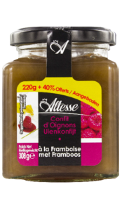 220+40 Confit d’oignons à la framboise